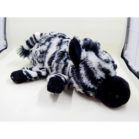 Caltoy Hand Puppet Zebra Plush Stuffed Toy Animal Black White - Picture 2 of 12